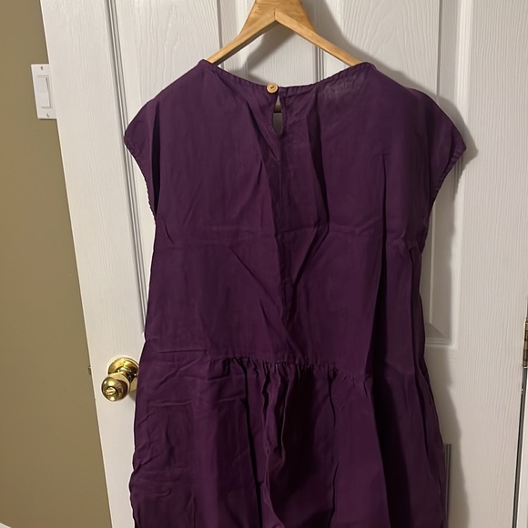 Linen Summer dress with pockets - Picture 3 of 3